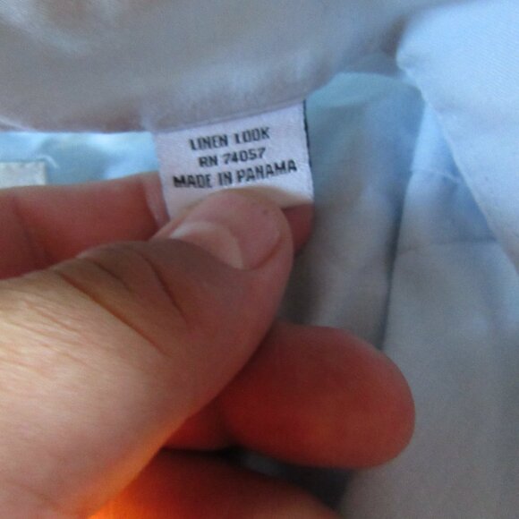 Mens Vtg Panabrisa Corona Guayabera Linen Shirt Sz 3XL - Picture 6 of 6